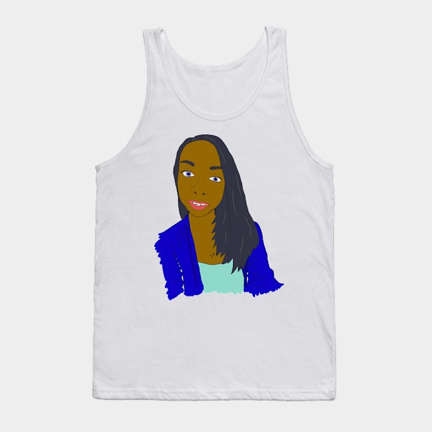 black girl Tank Top by FromBerlinGift